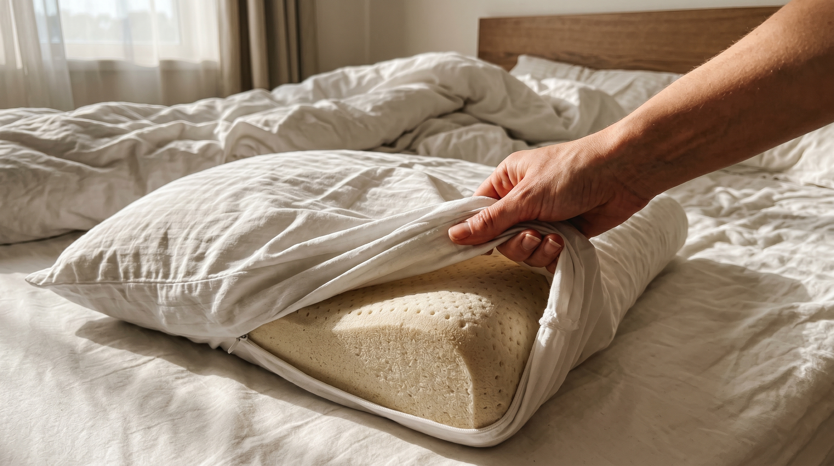 Vask af hovedpude - Trin-for-trin guide